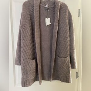 NEW Barefoot Dreams CozyChic™ Directional Ribbed Cardigan